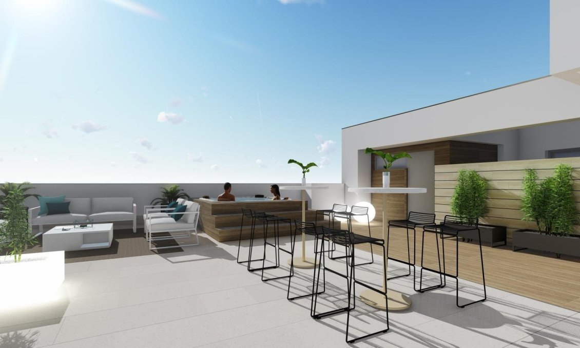 Új építésű - Apartman -
Torrevieja - Playa del Cura