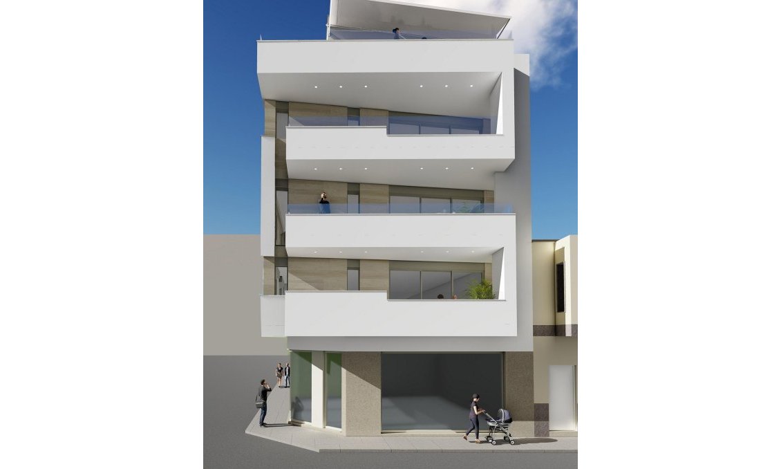 Új építésű - Apartman -
Torrevieja - Playa del Cura