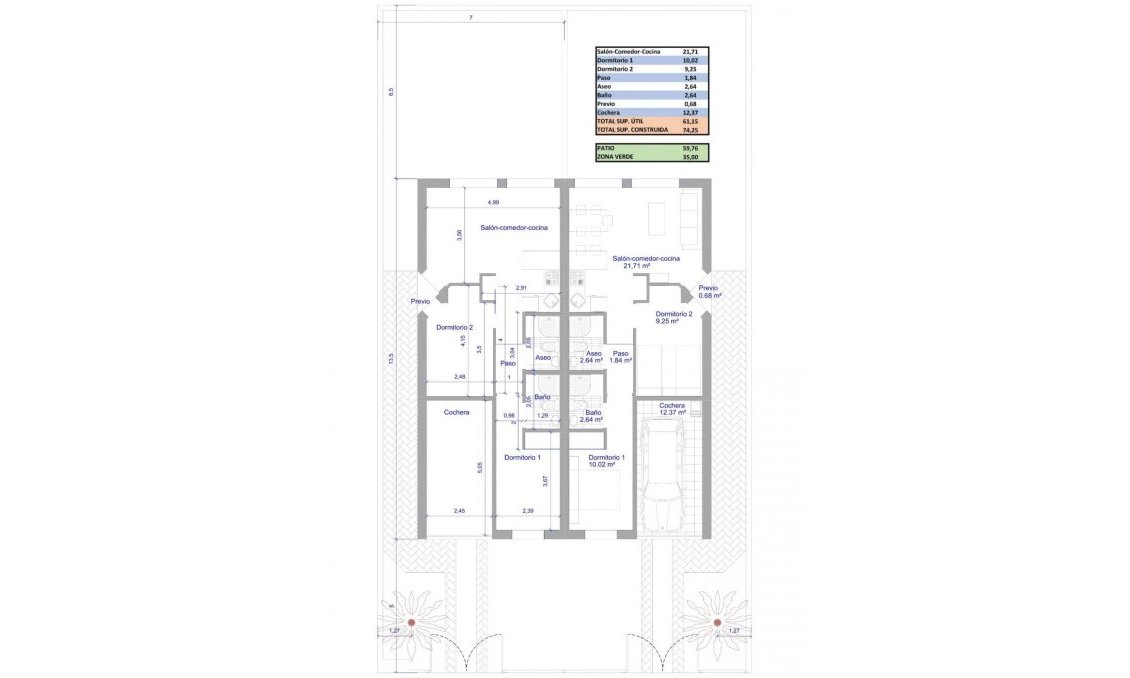Obra nueva - Villa -
Los Alcazares - Serena Golf