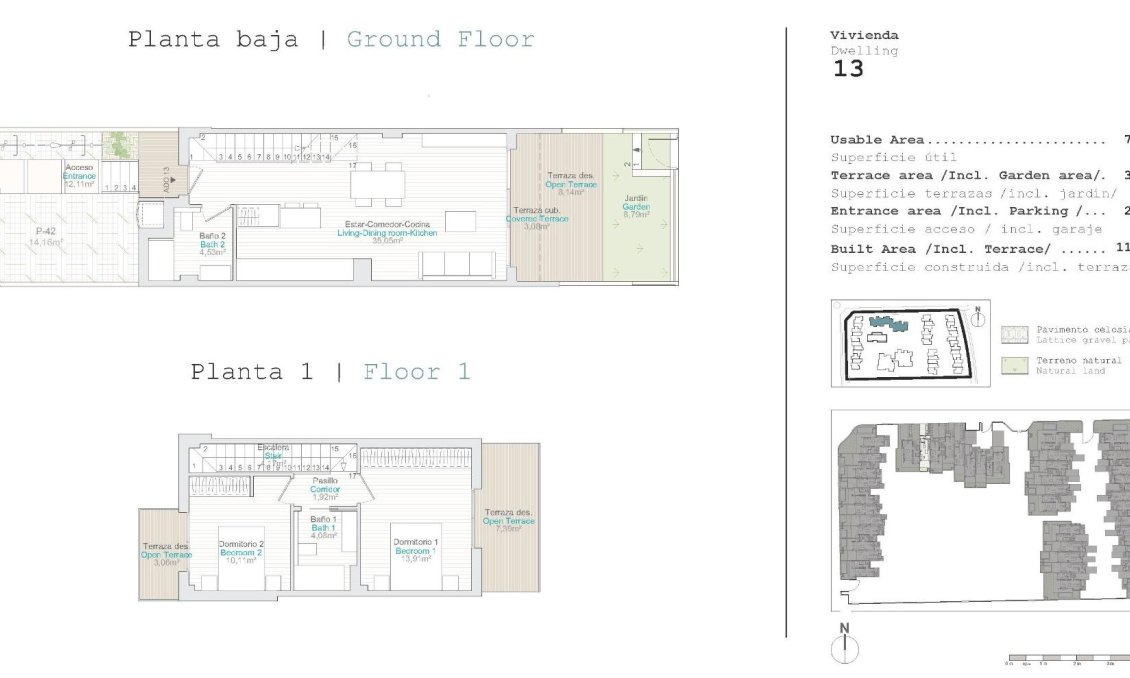 Obra nueva - Town House -
El Verger - Playa de La Almadraba
