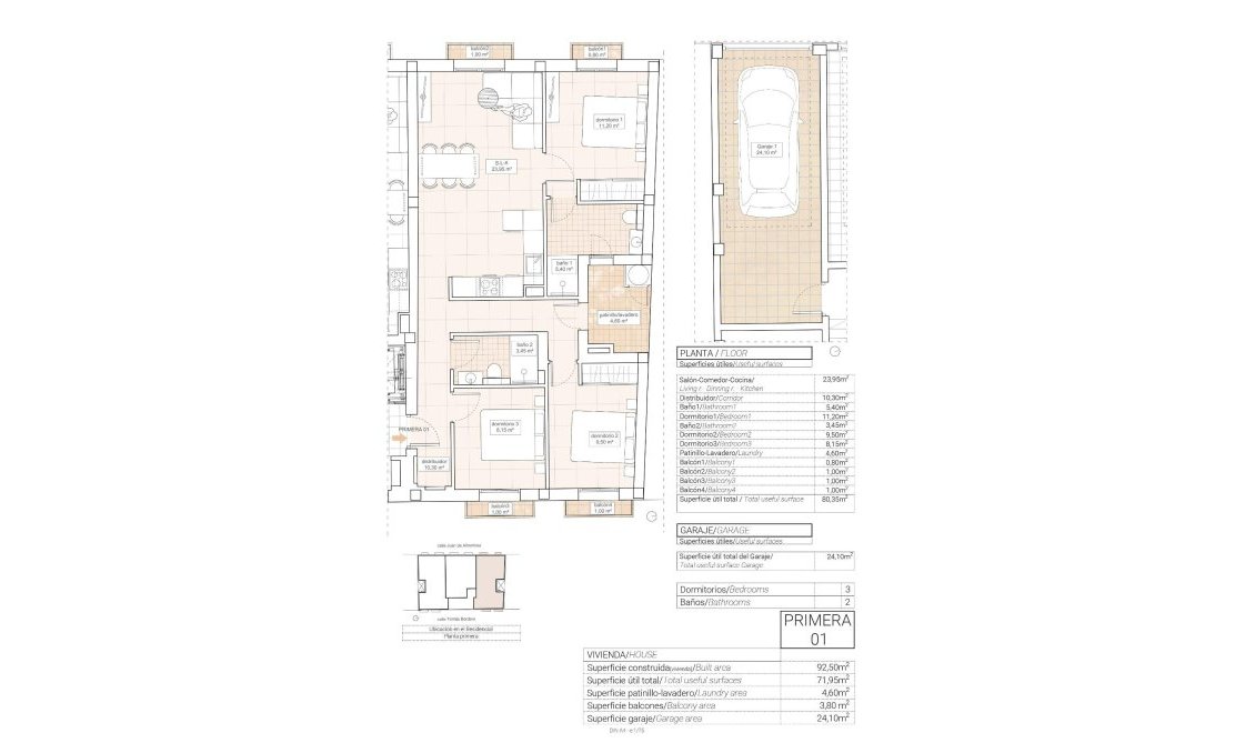 Új építésű - Apartman -
Hondón de las Nieves - Pueblo