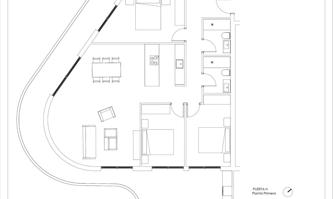Új építésű - Apartman -
Calpe - Arenal Bol