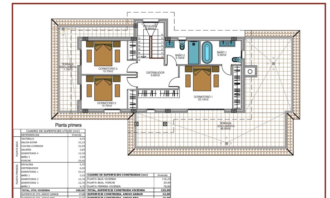 Obra nueva - Villa -
Pinoso - Camino Del Prado