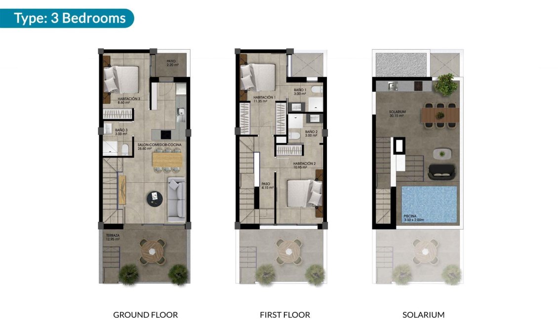 Obra nueva - Town House -
Dolores - Sector 2