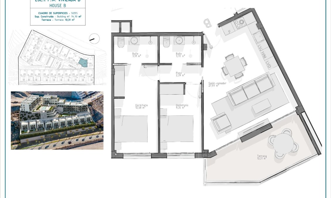 Obra nueva - Apartamento -
Aguilas - Playa del Hornillo