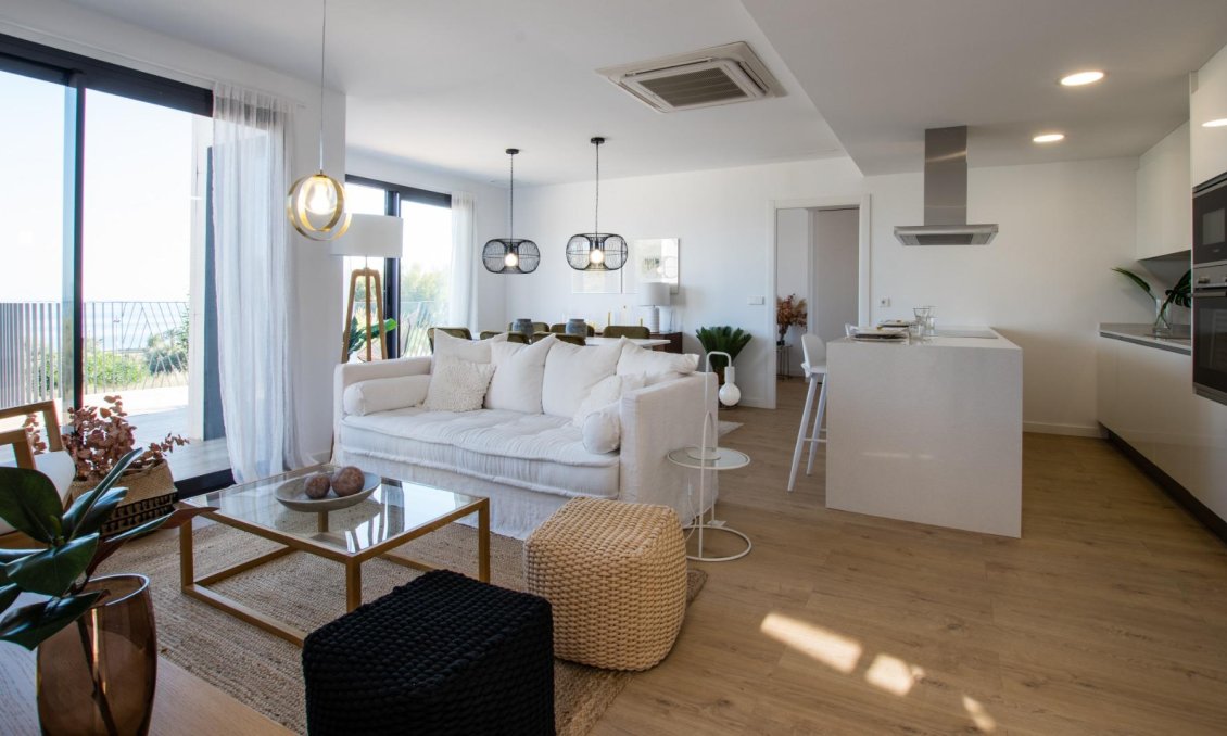 Obra nueva - Apartamento -
Villajoyosa - Playa del Torres