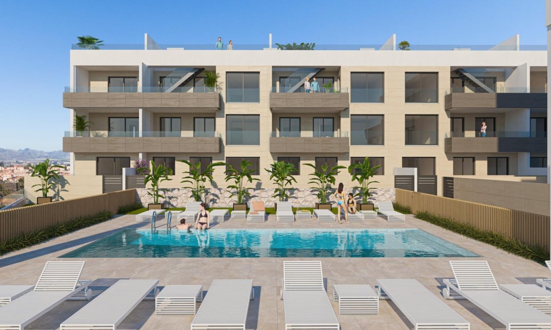 Obra nueva - Apartamento -
Aguilas - Playa del Hornillo