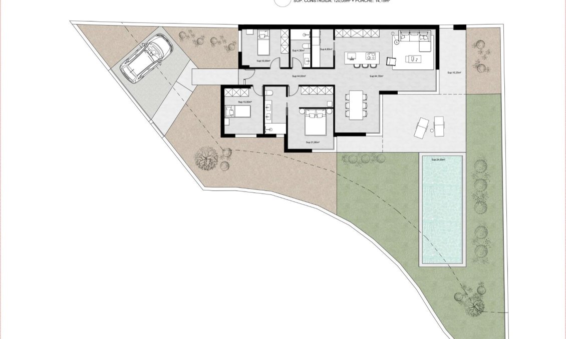 Neue Gebäude - Villa -
Molina De Segura - Urb. La Quinta