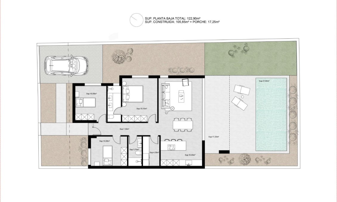 Neue Gebäude - Villa -
Molina De Segura - Urb. La Quinta
