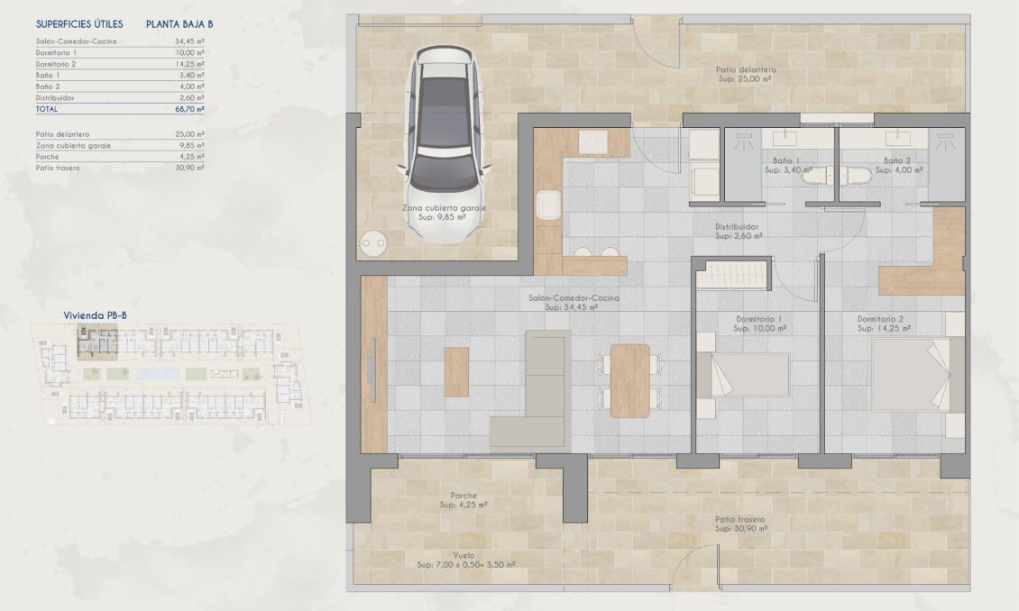 Obra nueva - Bungalow -
Torre Pacheco - Torrepacheco
