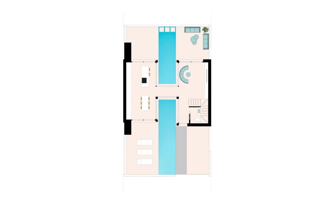 Neue Gebäude - Villa -
Formentera del Segura