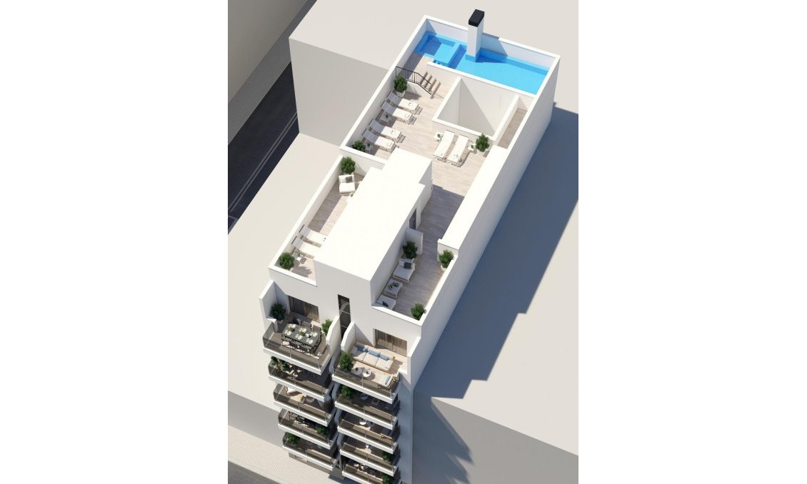 Új építésű - Apartman -
Torrevieja - Playa de El Cura