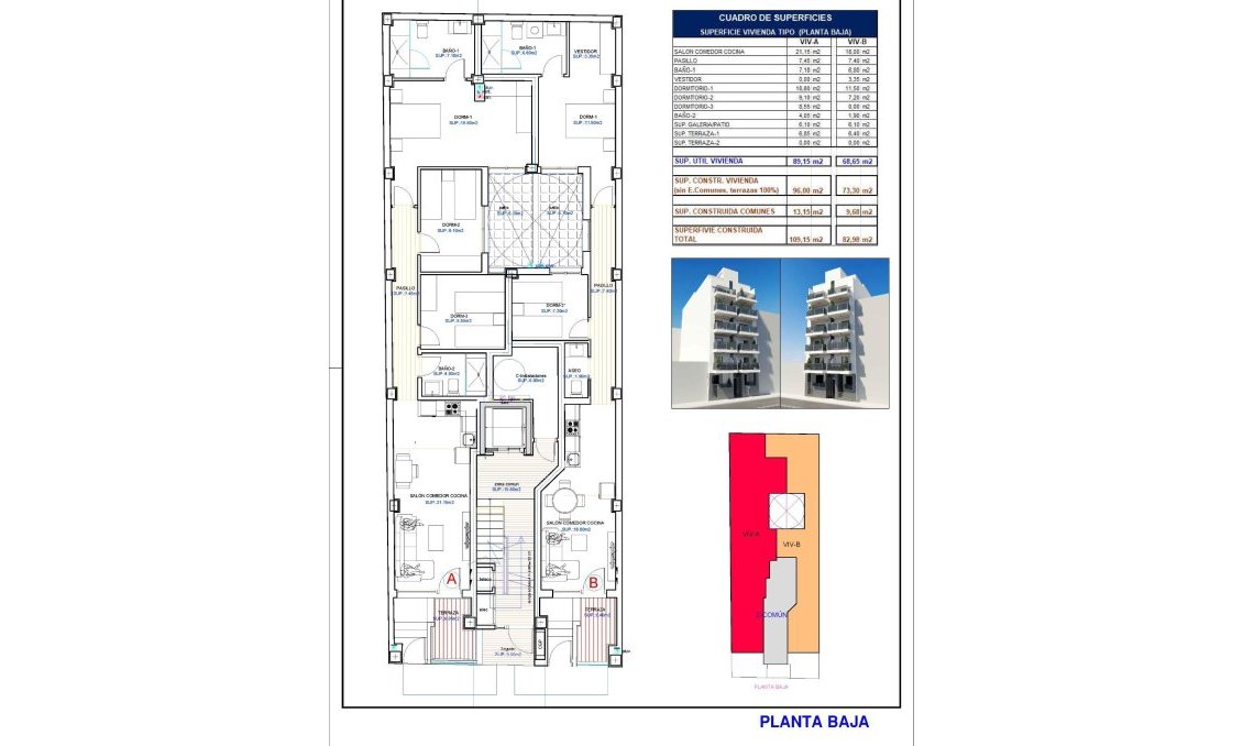 Új építésű - Apartman -
Torrevieja - Playa de El Cura