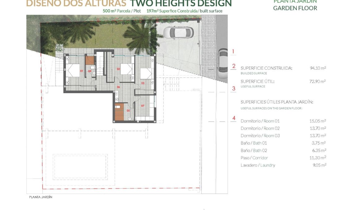 Obra nueva - Villa -
Orihuela Costa - Campoamor