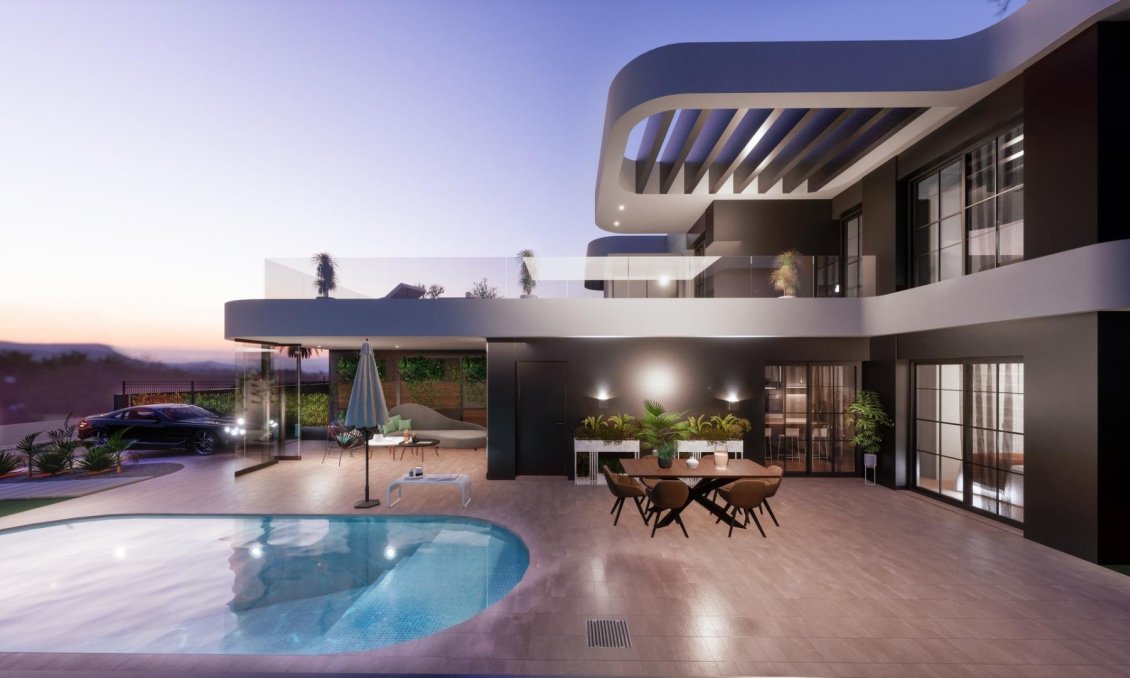 Obra nueva - Villa -
Los Alcazares - Serena Golf