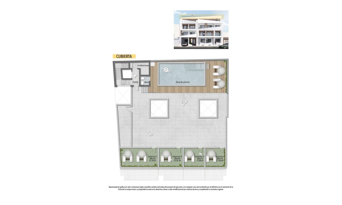 Neue Gebäude - Penthouse -
Torrevieja - Playa de El Cura