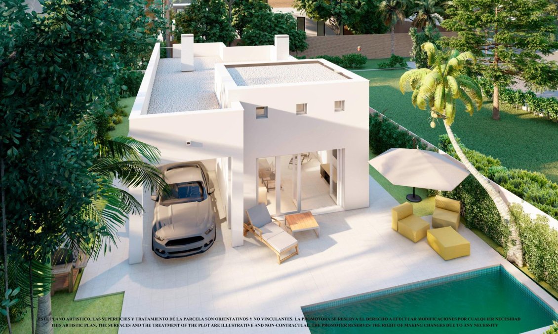 Obra nueva - Villa -
Los Alcazares - Serena Golf