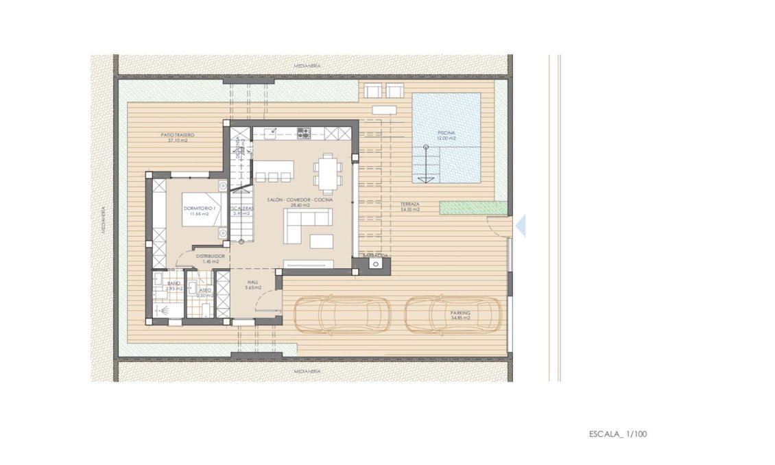 Obra nueva - Villa -
San Juan de los Terreros - San Juan De Los Terreros