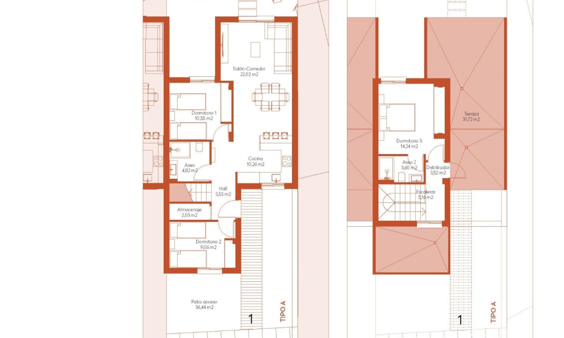Obra nueva - Villa -
Baños y Mendigo - Altaona Golf