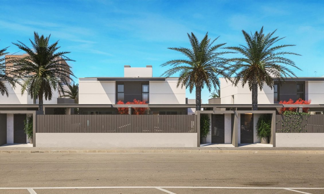 Obra nueva - Villa -
Los Nietos - Los Nietos playa