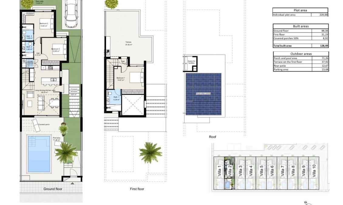 Obra nueva - Villa -
Los Nietos - Los Nietos playa