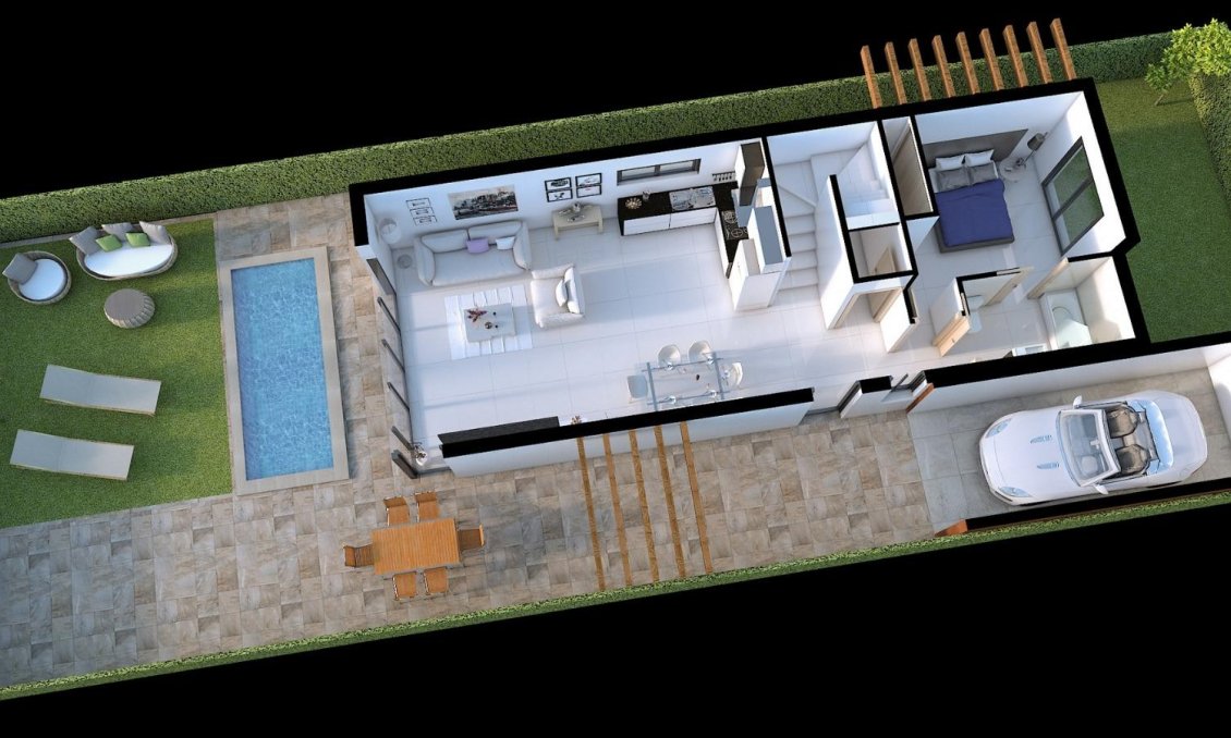 Obra nueva - Villa -
Los Alcazares - Torre del Rame
