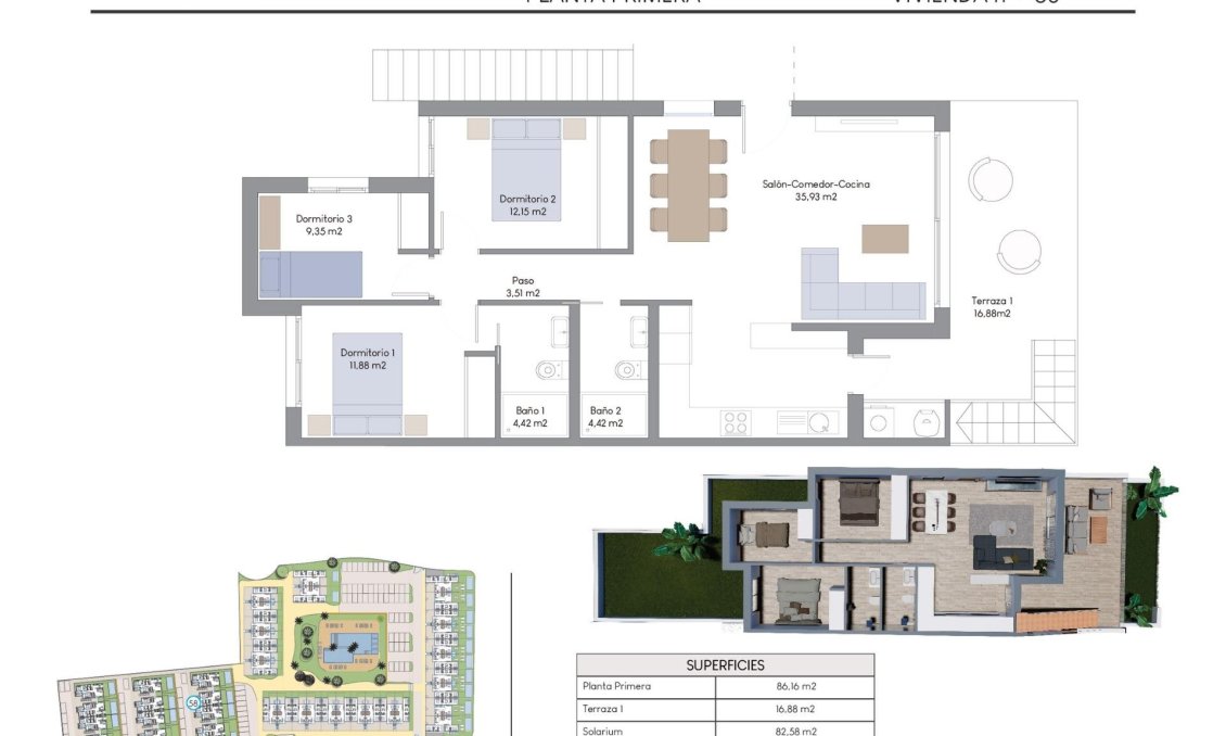 Obra nueva - Bungalow -
Finestrat - Finestrat Hills