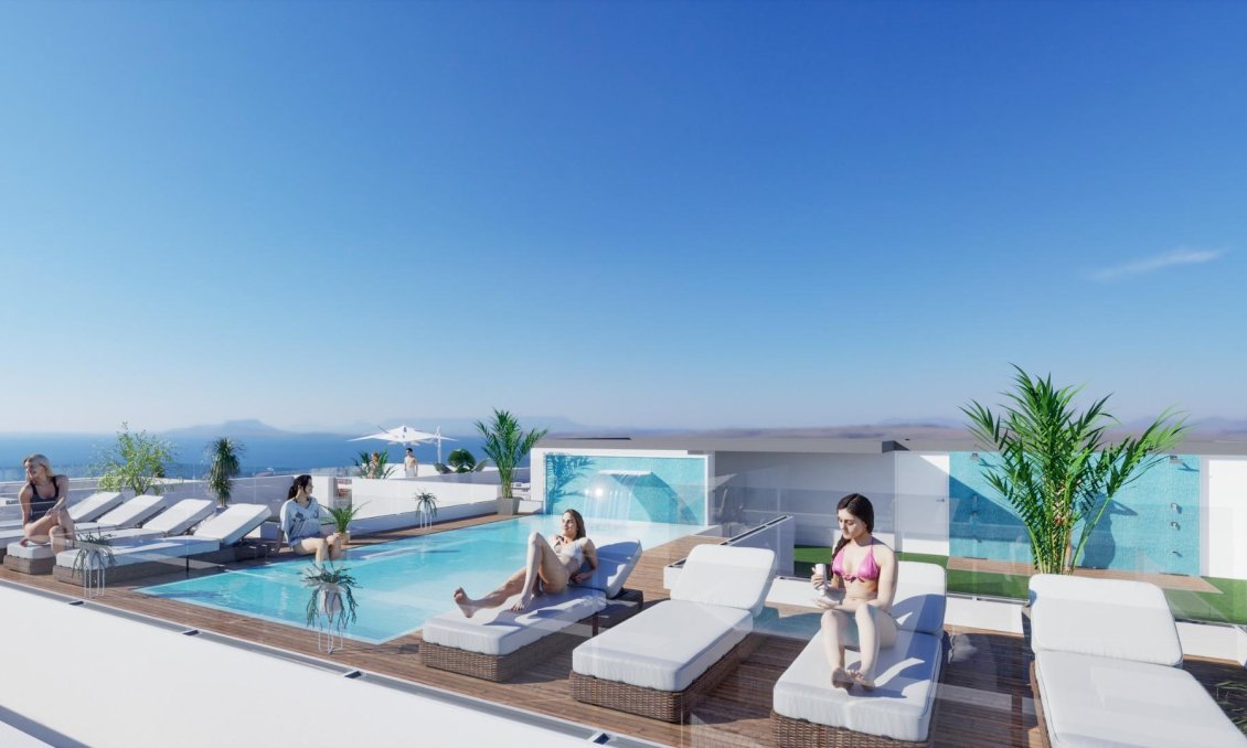 Új építésű - Tetőtéri lakás -
Torrevieja - Habaneras