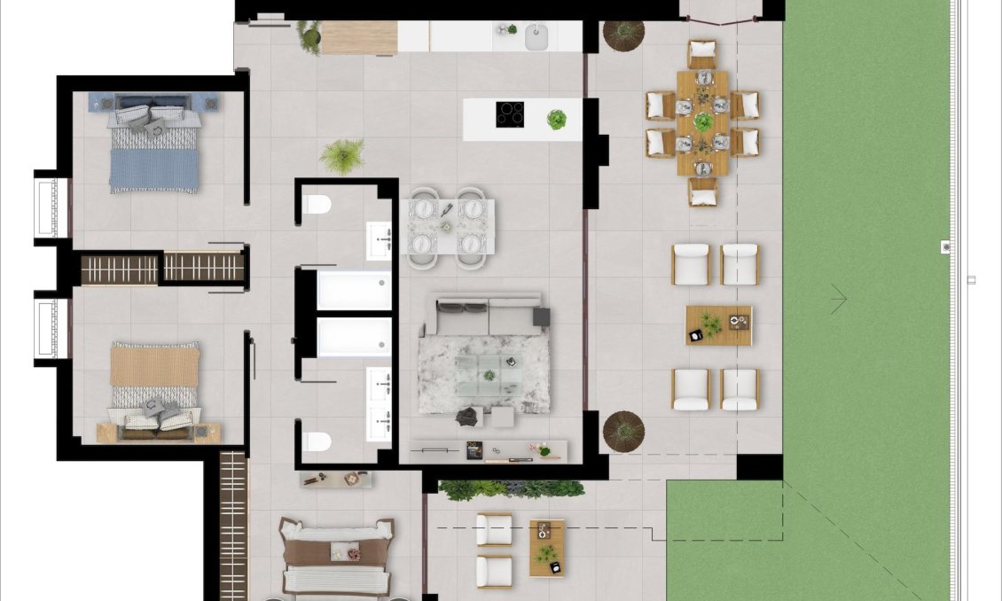 Obra nueva - Apartamento -
Istán - Cerros De Los Lagos