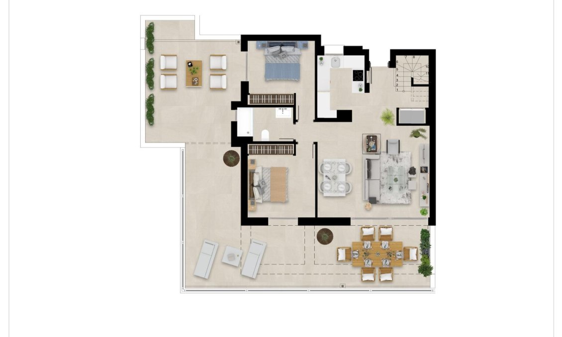 Obra nueva - Apartamento -
Sotogrande - San Roque Club