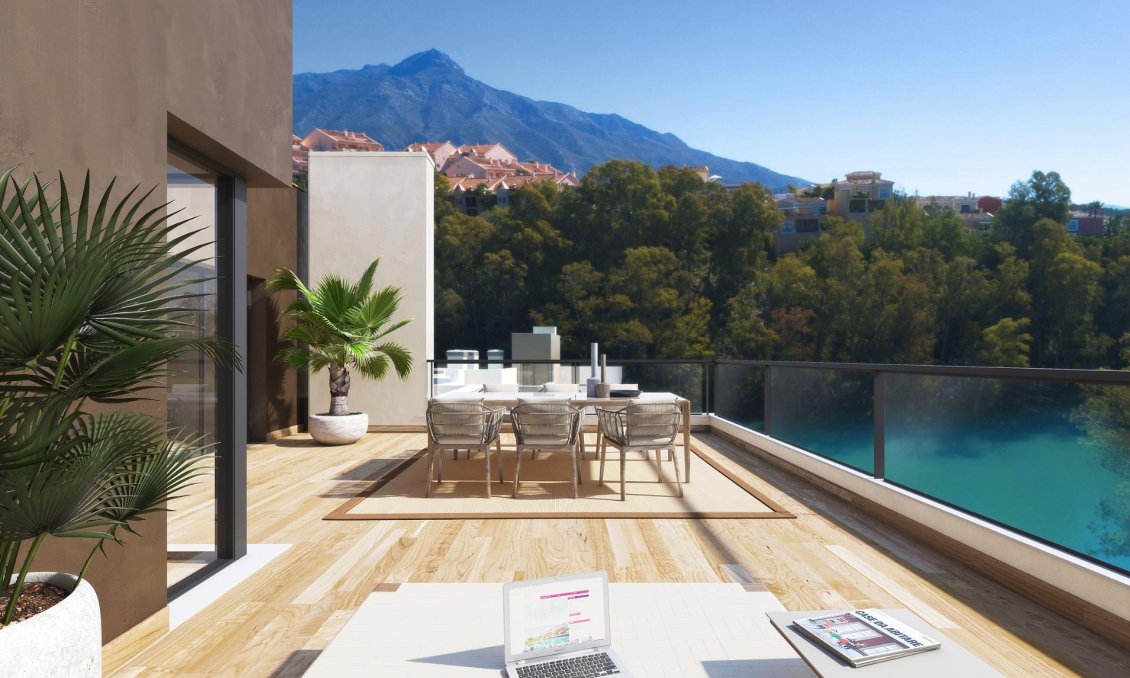 Új építésű - Tetőtéri lakás -
Marbella - La Cerquilla