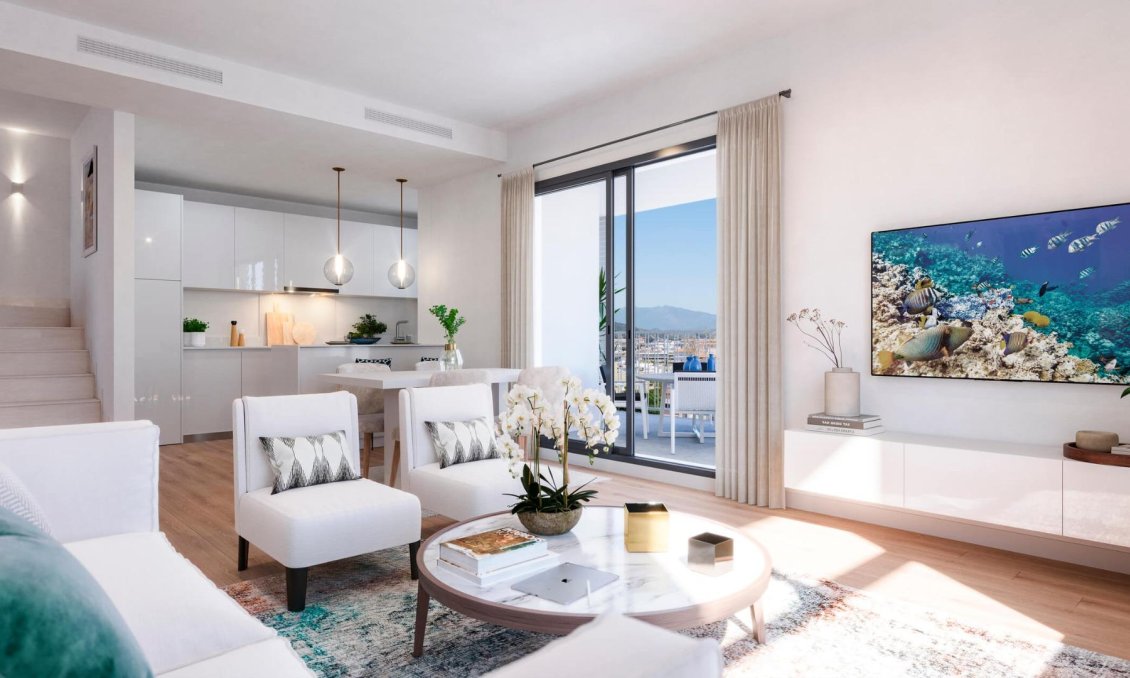 Obra nueva - Apartamento -
Estepona - Playa La Rada