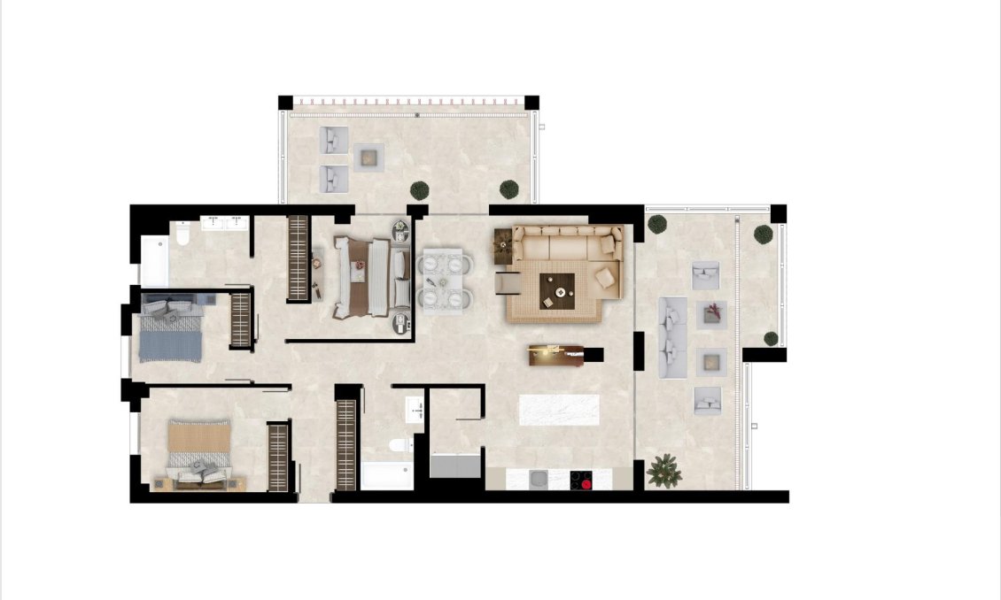 Obra nueva - Apartamento -
Benahavís - Urb. Los Jaralillos