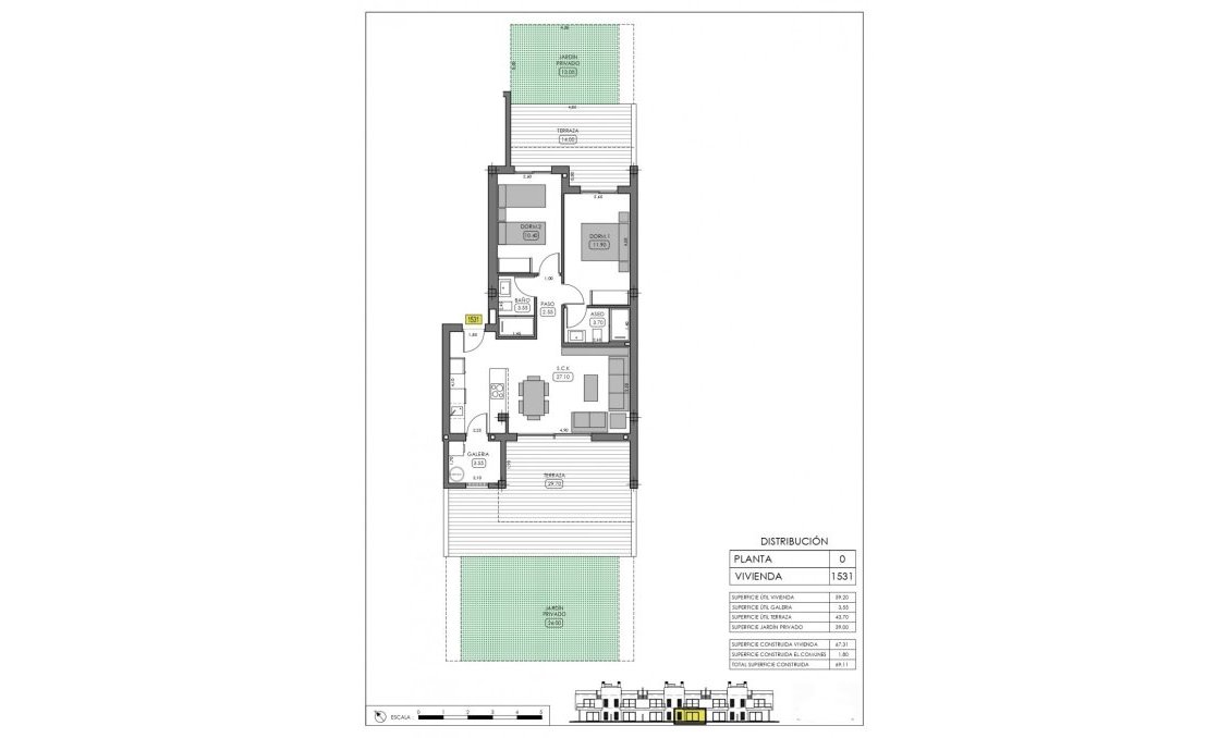 Construcție nouă - Bungalou -
Algorfa - La Finca Golf