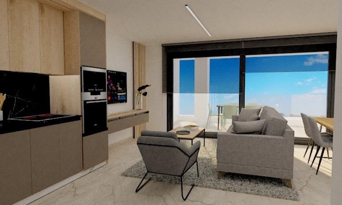 Obra nueva - Apartamento -
Pilar de la Horadada - Playa de las Higuericas