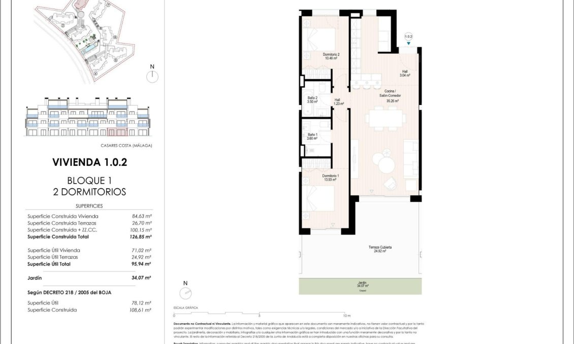 Obra nueva - Ground floor apartment -
Casares - Doña Julia Golf