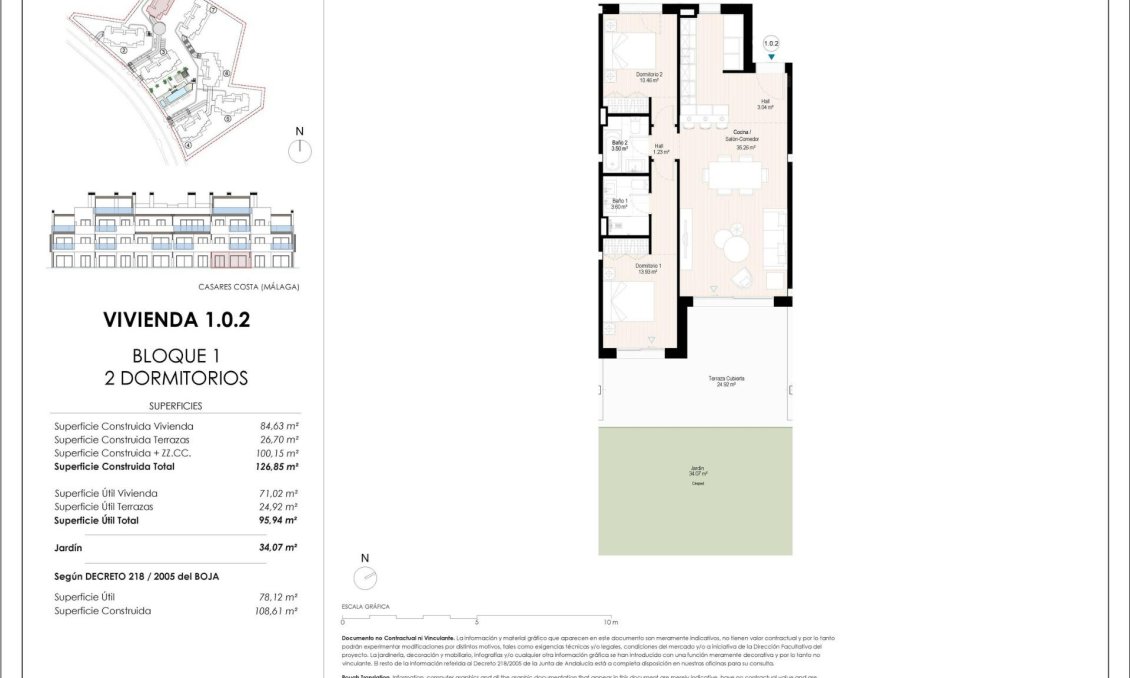 Obra nueva - Ground floor apartment -
Casares - Doña Julia Golf
