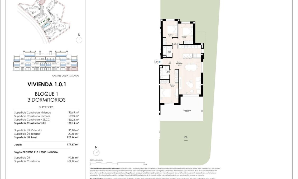 Obra nueva - Ground floor apartment -
Casares - Doña Julia Golf