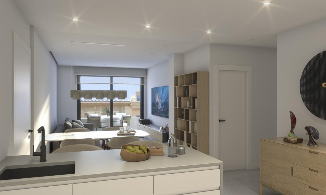 Obra nueva - Apartamento -
Santa Pola - pueblo