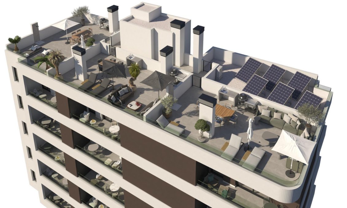 Obra nueva - Apartamento -
Santa Pola - pueblo