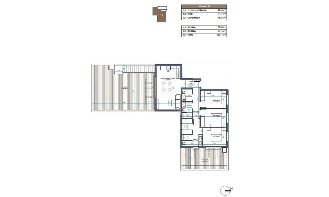 Neue Gebäude - Penthouse -
Guardamar del Segura - Camino del Puerto