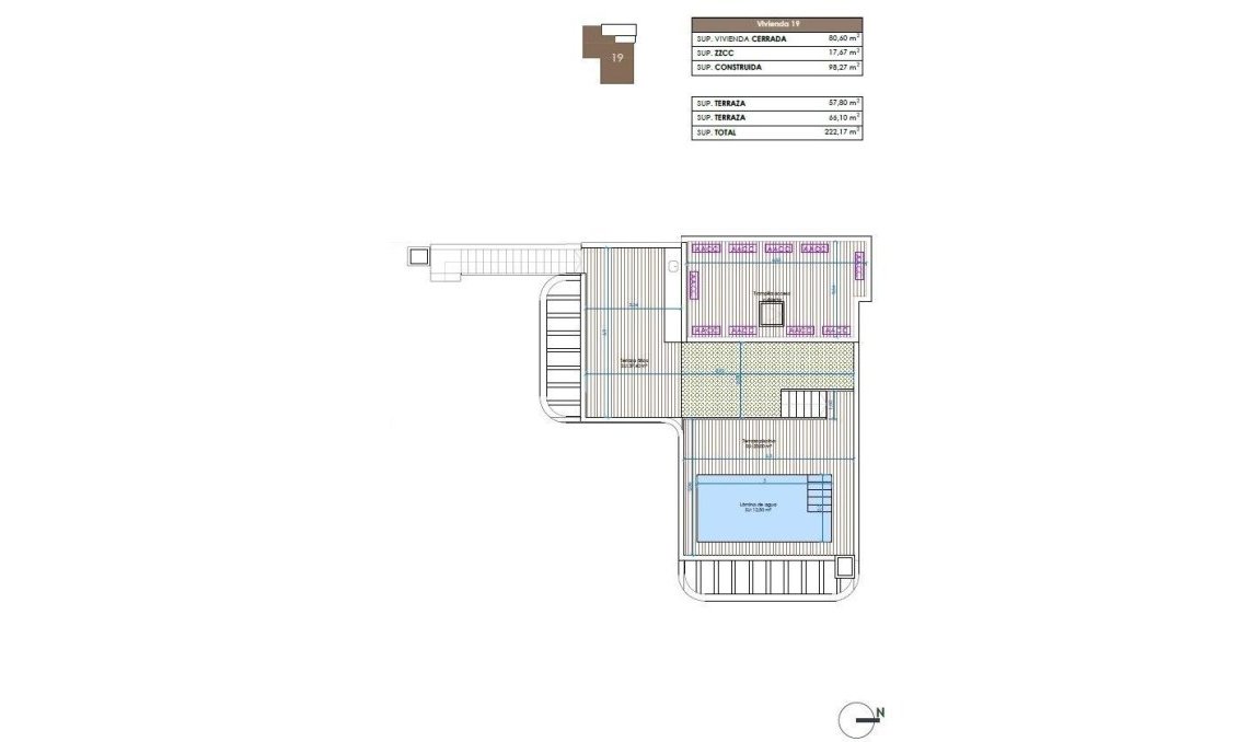 Neue Gebäude - Penthouse -
Guardamar del Segura - Camino del Puerto