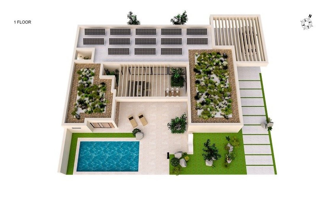 Obra nueva - Villa -
Baños y Mendigo - Altaona Golf