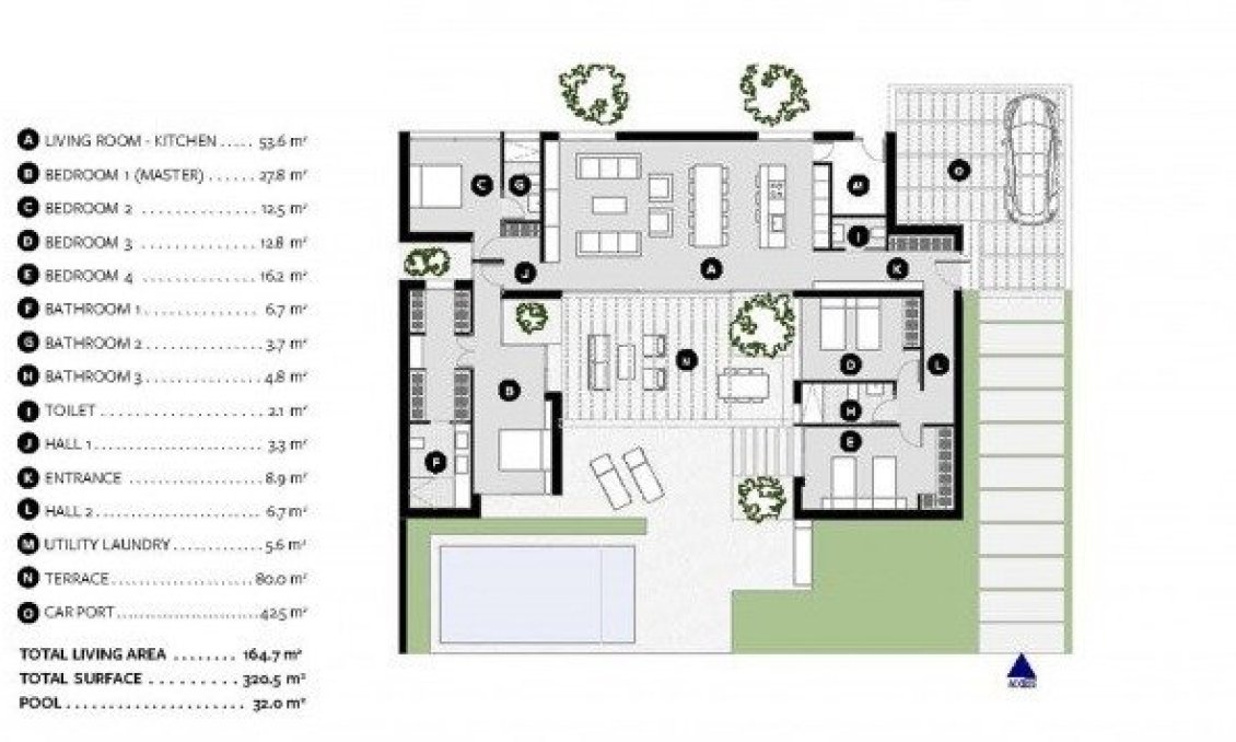 Obra nueva - Villa -
Baños y Mendigo - Altaona Golf