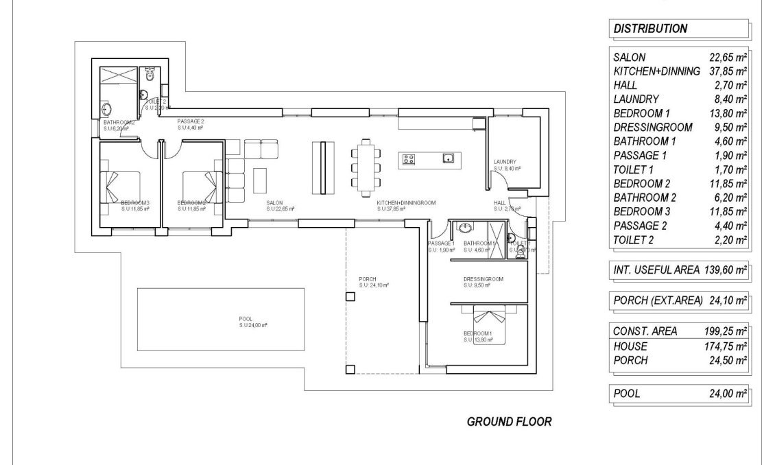 Új építésű - Villa -
Pinoso - Lel