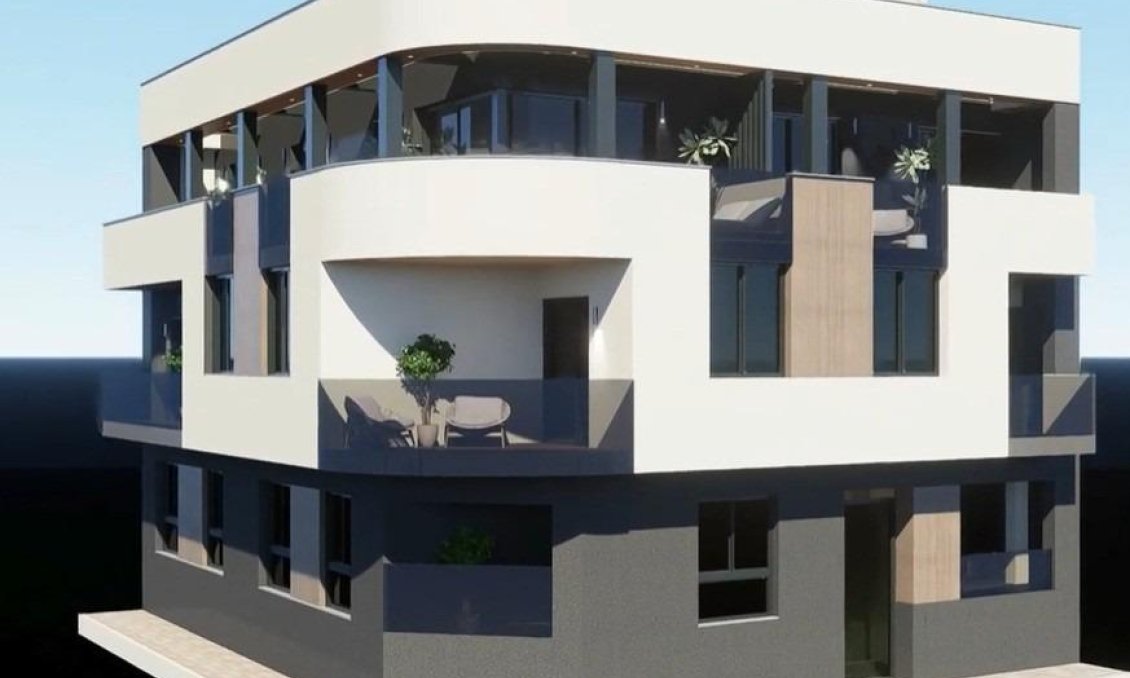 Obra nueva - Apartamento -
Torrevieja - Centro
