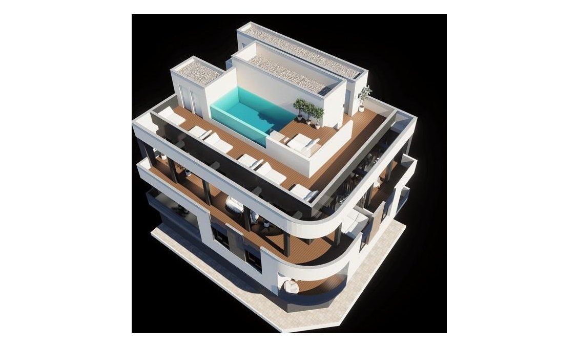 Obra nueva - Apartamento -
Torrevieja - Centro