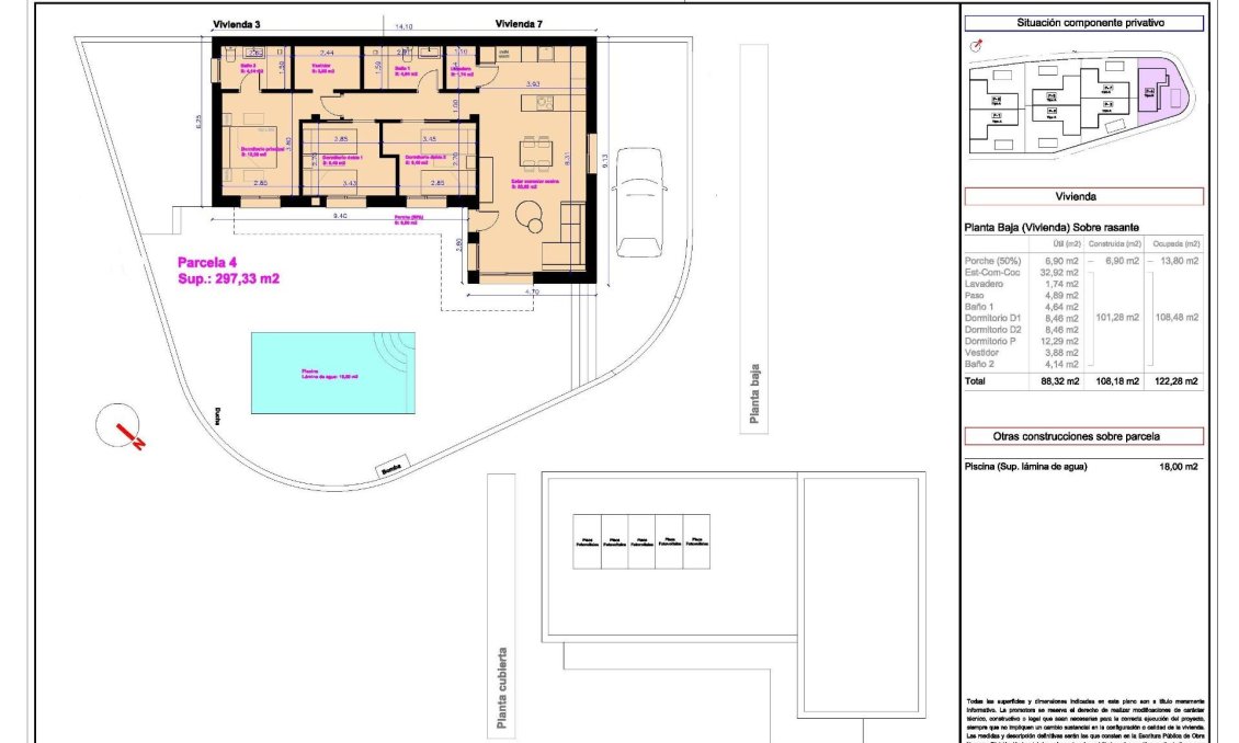 Obra nueva - Villa -
Daya Nueva - Centro