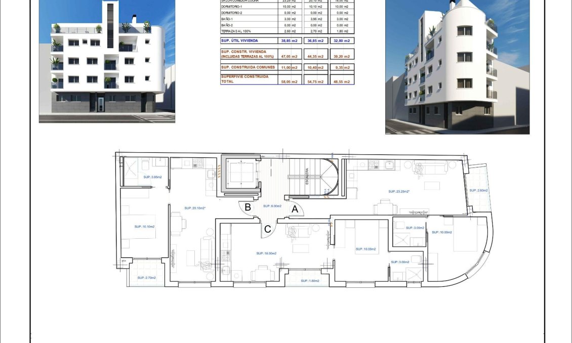 Obra nueva - Apartamento -
Torrevieja - Centro