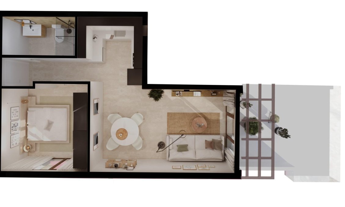 Obra nueva - Apartamento -
Vera - Vera Playa
